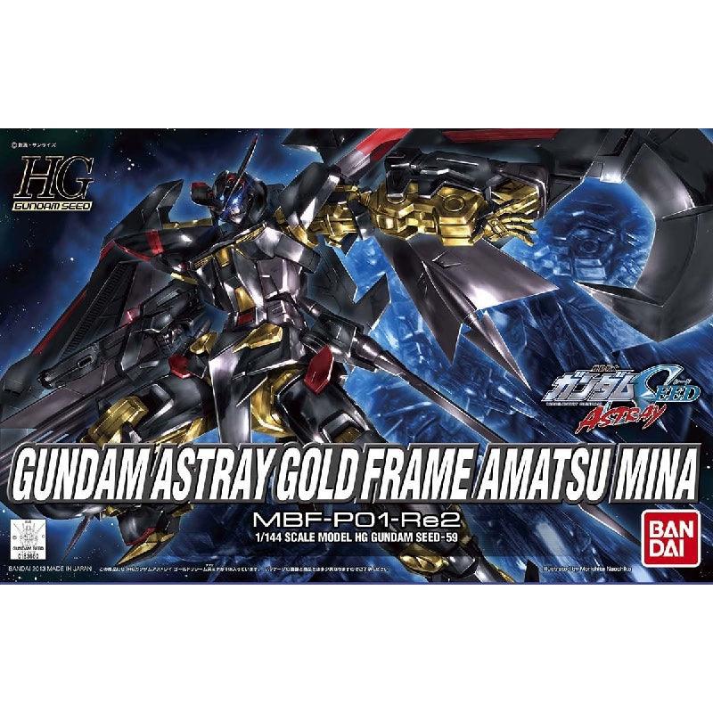 Bandai HGGA 1/144 No.059 MBF-P01-Re2 Gundam Astray Gold Frame Amatsu Mina - Kidultverse