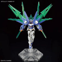 HGGBM 1/144 Gundam 00 Diver Arc – front view with green clear wings on stand
