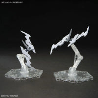 HGGBM 1/144 Plutine Gundam – wing binders on clear action stands