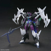 HGGBM 1/144 Plutine Gundam – front view with polearm and wing binders