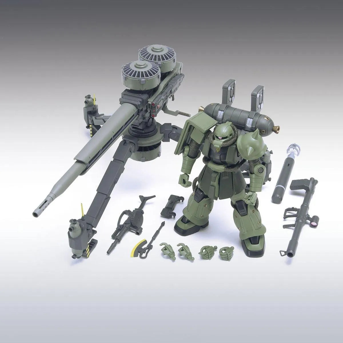 HGGT 1/144 No.08 MS-06 Zaku II + Big Gun Set [Gundam Thunderbolt