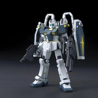 HGGT 1/144 No.10 RGM-79 GM – three-quarter front view with shield and beam gun