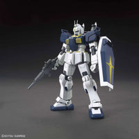 HGGT 1/144 No.13 RX-79 Gundam Ground Type-S – beam rifle and shield, front three-quarter view