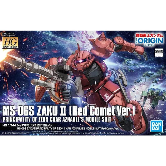 Bandai HGGTO 1/144 No.024 MS-06S Char's Zaku II [Red Comet Ver.] (Gundam The Origin Ver.) - Kidultverse