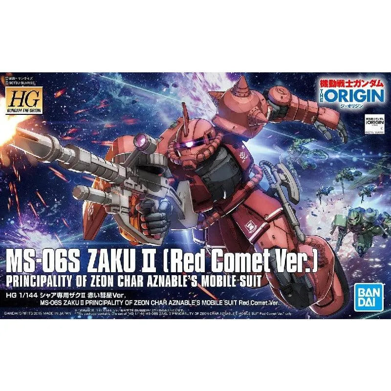 Bandai HGGTO 1/144 No.024 MS-06S Char's Zaku II [Red Comet Ver.] (Gundam The Origin Ver.) - Kidultverse