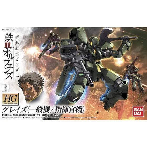 Bandai HGIBO 1/144 No.002 EB-06 Graze Standard Type/Commander Type - Kidultverse