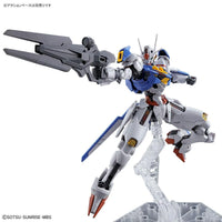 HGTWFM 1/144 XVX-016 Gundam Aerial – action pose with beam rifle and clear stand