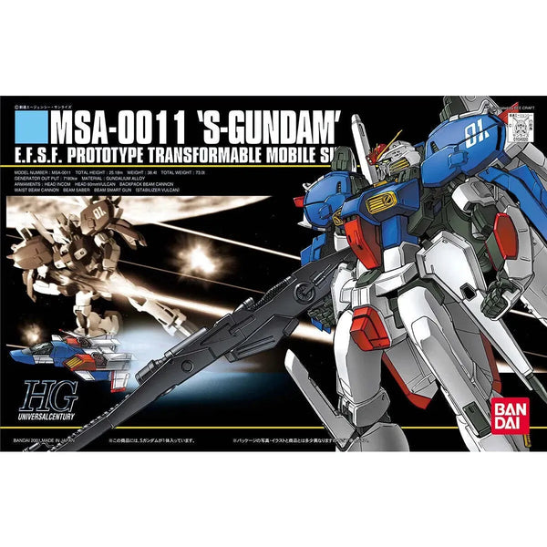 Bandai HGUC 1/144 No.023 MSA-0011 S Gundam - Kidultverse