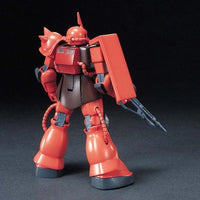 HGUC 1/144 No.032 MS-06S Char's Zaku II – rear view with shield and beam mace