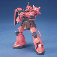 HGUC 1/144 No.032 MS-06S Char's Zaku II – pink-red mech with shield and beam rifle