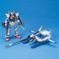 HGUC 1/144 No.035 RX-178+FXA-05D Super Gundam – beam rifle and fighter mode on display