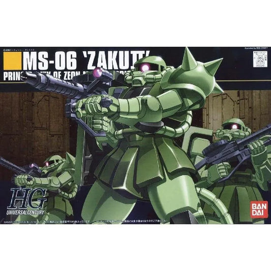 Bandai HGUC 1/144 No.040 MS-06 Zaku II [Mass Production Type] - Kidultverse