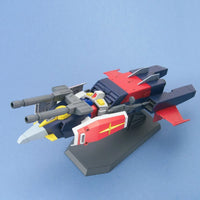 HGUC 1/144 No.050 G-Armor – three-quarter view of gundam in g-fighter mode