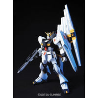 HGUC 1/144 No.086 RX-93 Nu Gundam – three-quarter front view with beam shield