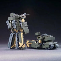 HGUC 1/144 No.106 D-50C Loto Twin Set – robot and tank modes side by side