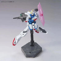 HGUC 1/144 No.165 LM312V04 Victory Gundam – action pose with clear shield and rifle