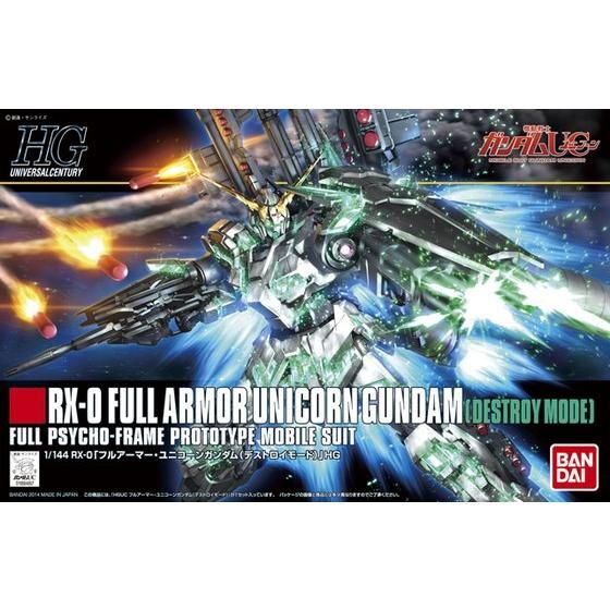 Bandai HGUC 1/144 No.178 RX-0 Full Armor Unicorn Gundam [Destroy Mode] - Kidultverse