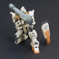 HGUC 1/144 No.202 RGM-79 GM Ground Type – rear three-quarter view with launcher and shield