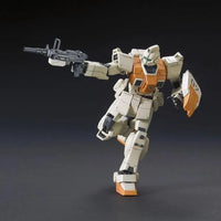 HGUC 1/144 No.202 RGM-79 GM Ground Type – three-quarter view with rifle aimed forward