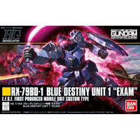 Bandai HGUC 1/144 No.207 RX-79BD-1 Blue Destiny Unit 1 EXAM