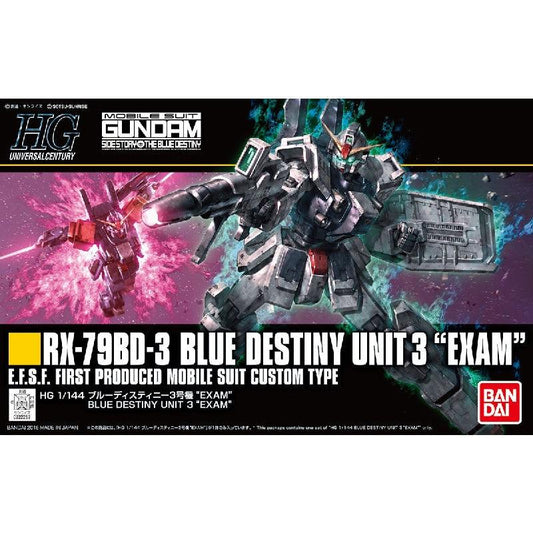 Bandai HGUC 1/144 No.209 RX-79BD-3 Blue Destiny Unit 3 EXAM - Kidultverse