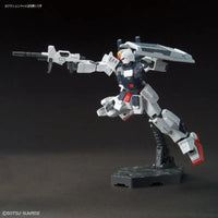HGUC 1/144 No.209 RX-79BD-3 Blue Destiny Unit 3 EXAM – action pose with rifle and shield on base