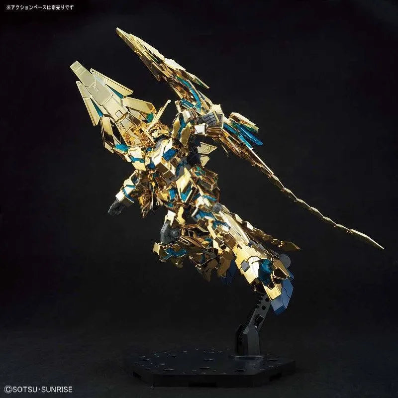 Bandai HGUC 1/144 No.216 RX-0 Unicorn Gundam 03 Phenex [Destroy Mode] (Narrative Ver.) [Gold Coating] - Kidultverse