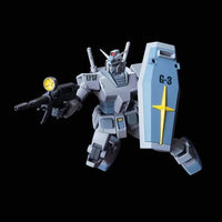 HGUC 1/144 RX-78-3 G3 Gundam + MS-09RS Char's Rick Dom Set – beam rifle and G-3 shield, three-quarter view