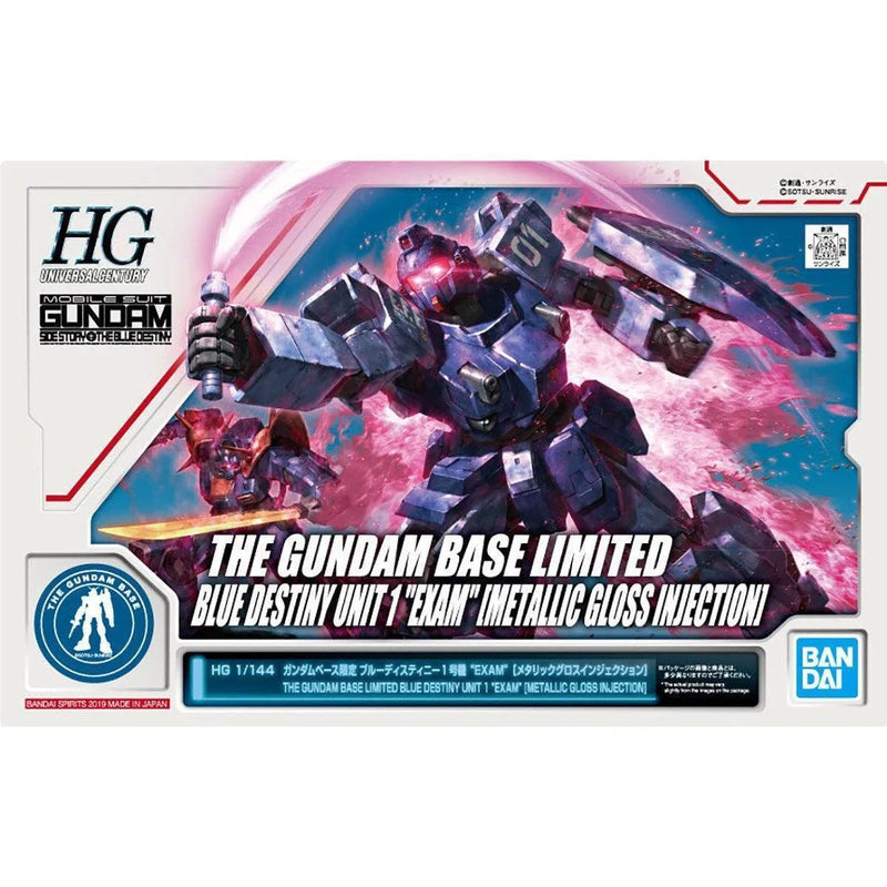 Bandai HGUC 1/144 The Gundam Base Limited Blue Destiny Unit1 "Exam" [Metallic Gloss Injection] - Kidultverse