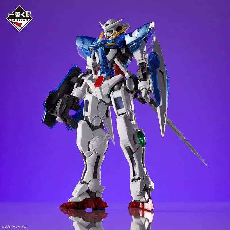 Bandai Ichibankuji Gunpla 2022: Prize A: MG 1/100 Gundam Exia [Solid Clear] - Kidultverse