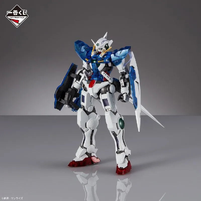 Bandai Ichibankuji Gunpla 2022: Prize A: MG 1/100 Gundam Exia [Solid Clear] - Kidultverse