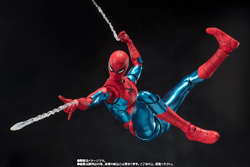 Bandai Marvel: S.H.Figuarts Spider-Man [New Red & Blue Suit] (Spider-Man: No Way Home) - Kidultverse