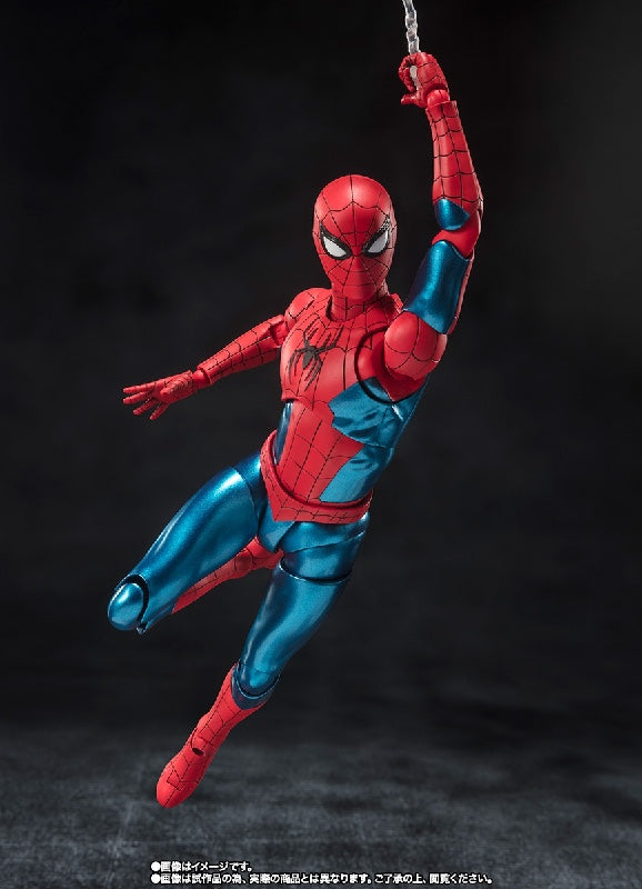 Bandai Marvel: S.H.Figuarts Spider-Man [New Red & Blue Suit] (Spider-Man: No Way Home) - Kidultverse