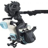 Mecha Collection: Dragon Ball: Vol.3 Lunch One Wheel Bike – black-grey figure with rifle on bike