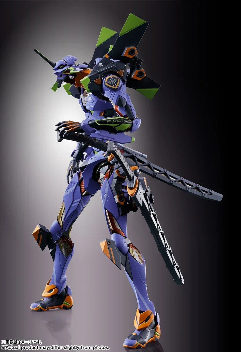 Bandai METAL BUILD Evangelion Unit-01 Test Type [30th with the Spear of Gaius] - Kidultverse