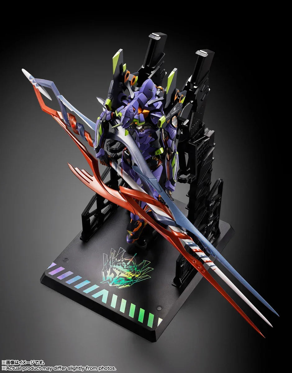 Bandai METAL BUILD Evangelion Unit-01 Test Type [30th with the Spear of Gaius] - Kidultverse