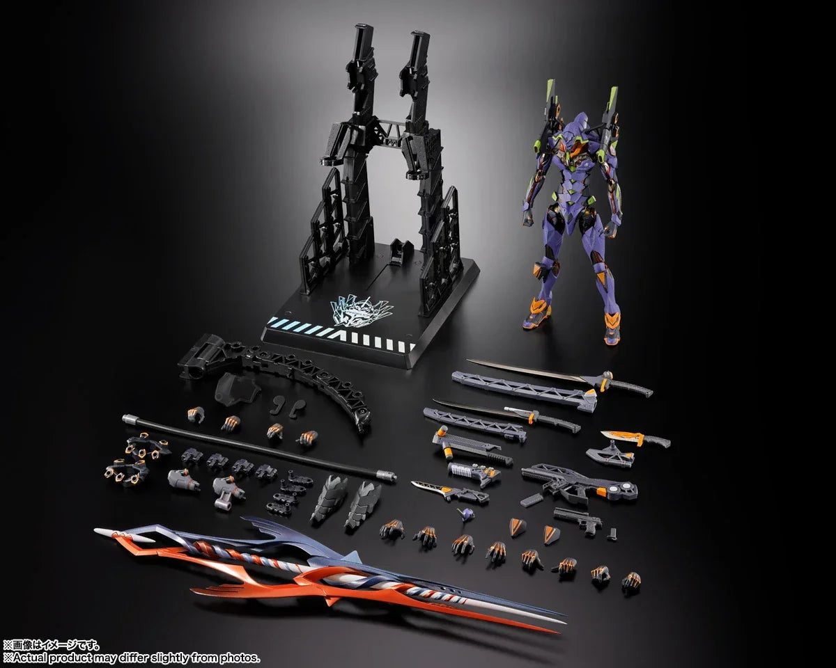 Bandai METAL BUILD Evangelion Unit-01 Test Type [30th with the Spear of Gaius] - Kidultverse