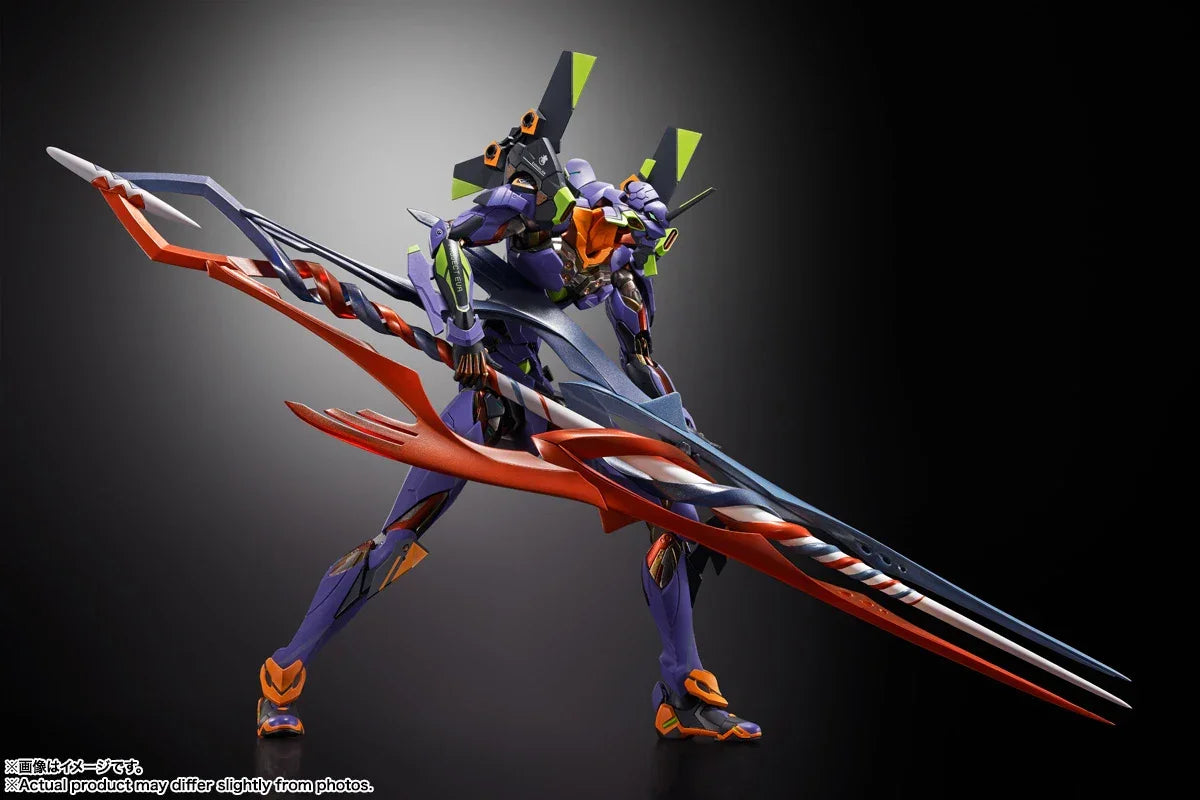 Bandai METAL BUILD Evangelion Unit-01 Test Type [30th with the Spear of Gaius] - Kidultverse