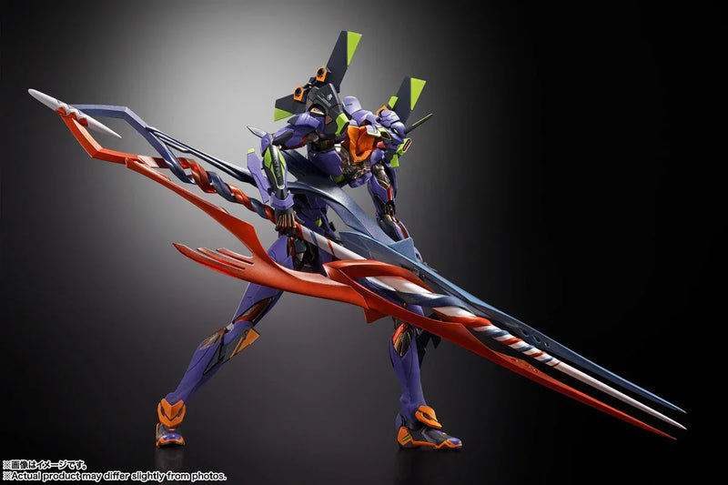 Bandai METAL BUILD Evangelion Unit-01 Test Type [30th with the Spear of Gaius] - Kidultverse