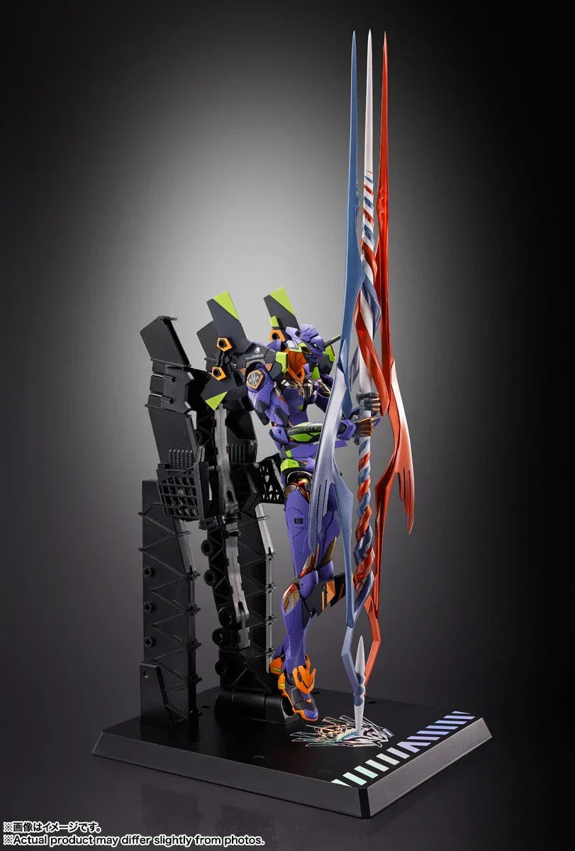 Bandai METAL BUILD Evangelion Unit-01 Test Type [30th with the Spear of Gaius] - Kidultverse
