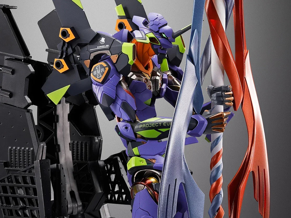 Bandai METAL BUILD Evangelion Unit-01 Test Type [30th with the Spear of Gaius] - Kidultverse