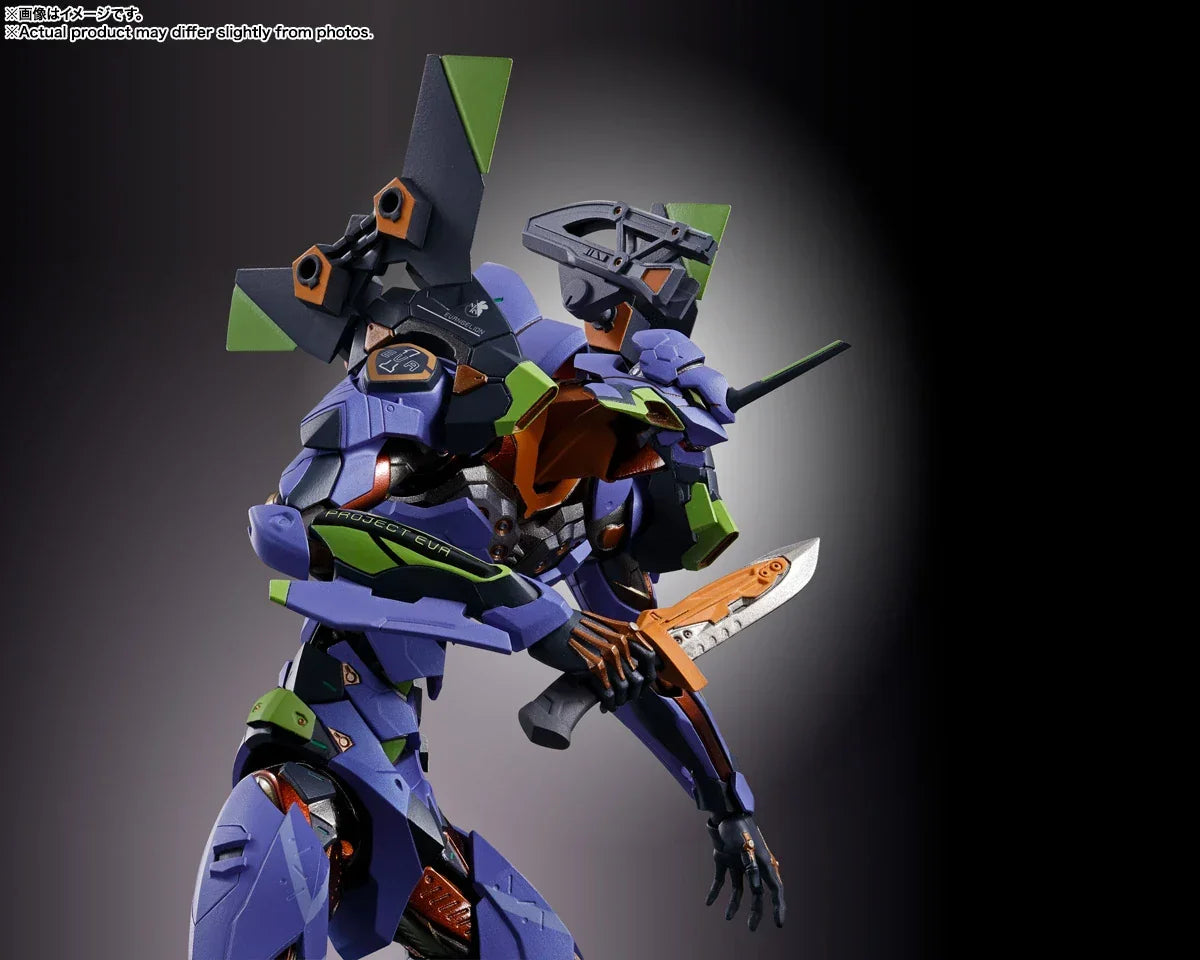 Bandai METAL BUILD Evangelion Unit-01 Test Type [30th with the Spear of Gaius] - Kidultverse