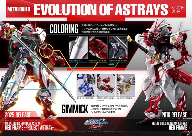 Bandai METAL BUILD Gundam Astray Red Frame [Project Astray] (P-Bandai) - Kidultverse