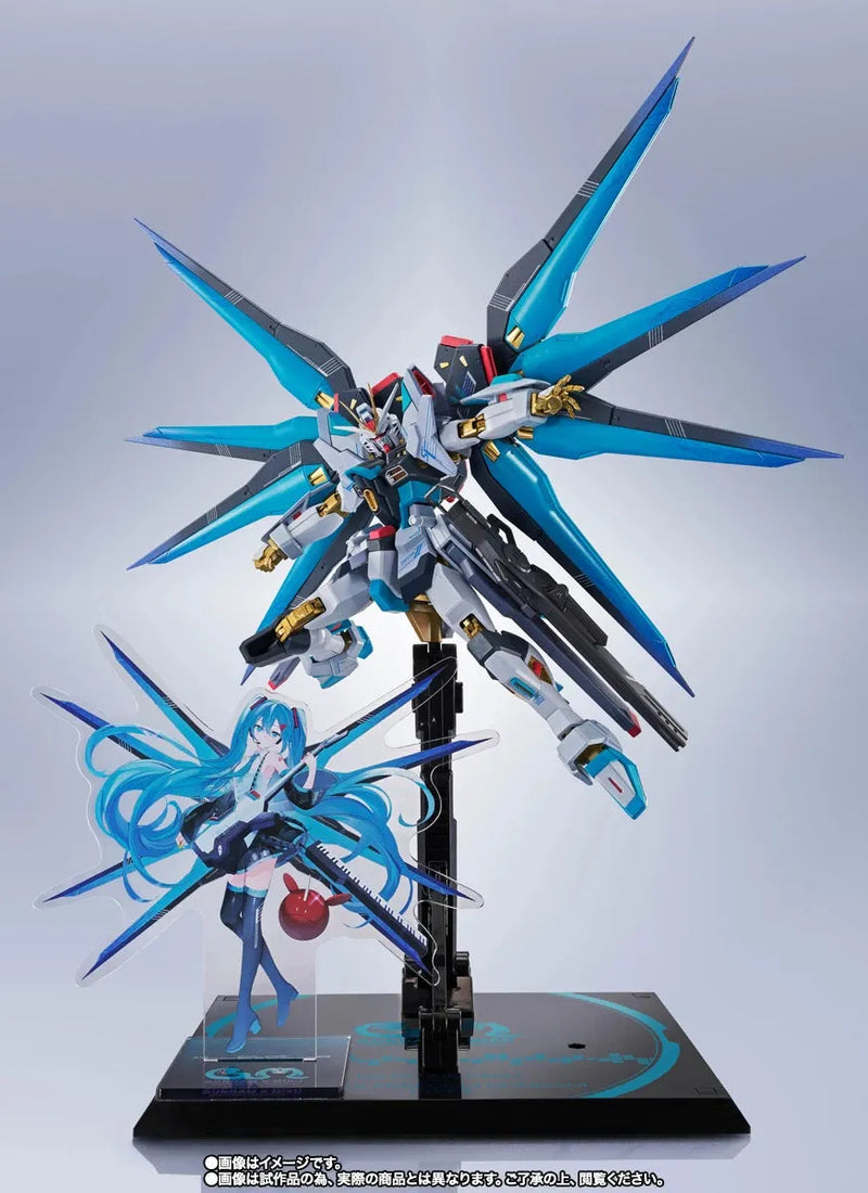 Bandai Metal Robot Spirits [Side MS] Strike Freedom Gundam Type II [Hatsune Miku Ver.] (P-Bandai) - Kidultverse