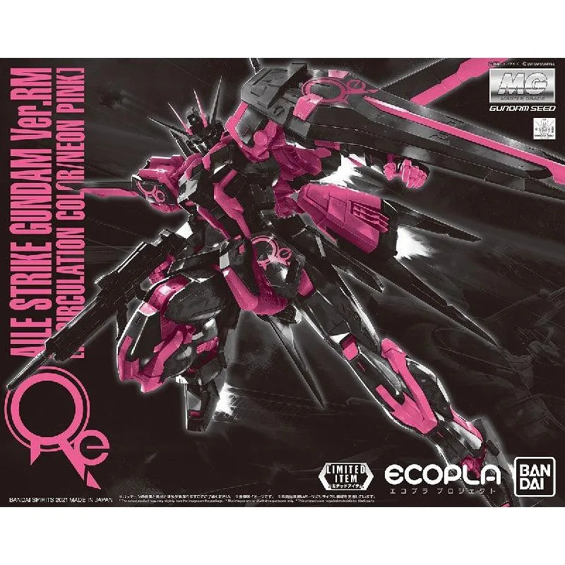 Bandai MG 1/100 Aile Strike Gundam Ver.RM [Recirculation Color/Neon Pink] (P-Bandai) - Kidultverse