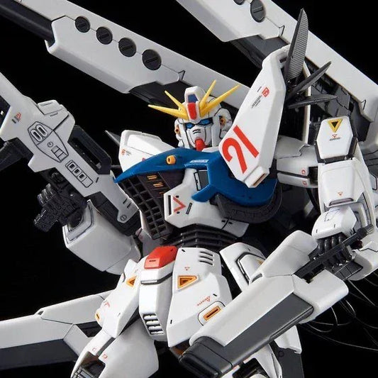 Bandai MG 1/100 Gundam F91 Ver.2.0 [Back Cannon Type & Twin V.S.B.R Set Up Type] (P-Bandai) - Kidultverse