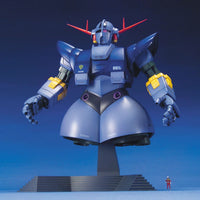 MG 1/100 No.051 MSN-02 Zeong – front view on display stand with scale figure