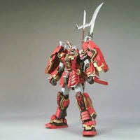 MG 1/100 No.110 Shin Musha Gundam – front view with spear and blade raised