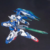 MG 1/100 No.140 GNT-0000 00 Qan – action pose with twin GN sword and wings