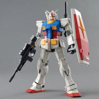 MG 1/100 No.190 RX-78-02 Gundam The Origin – beam rifle and shield held in combat pose